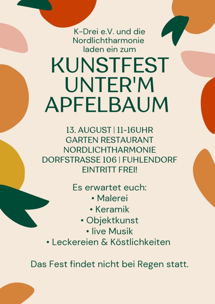 Kunstfest unterm Apfelbaum