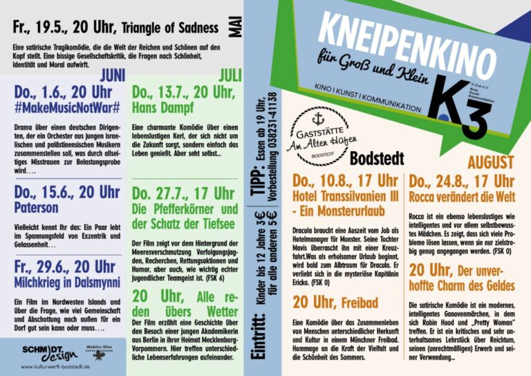 Kinoprogramm von K-Drei KINOKNEIPE